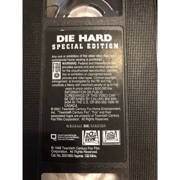 Vintage Action movies VHS - Lot of 2 - Picture 7 of 7